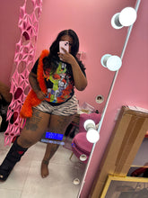 Zebra print Sequin Shorts